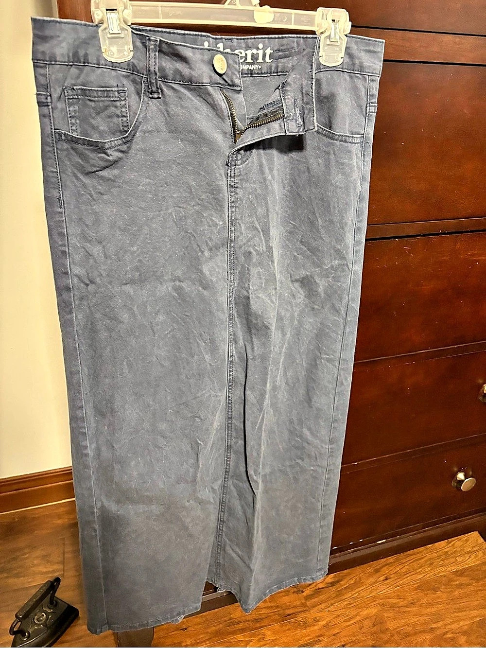 in·herit Stella Straight Leg Jeans navy blue Size 7/8